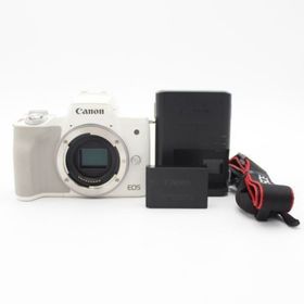 キヤノン(Canon)のショット数9000枚以下！ CANON EOS Kiss M2 ボディ ホワイト(ミラーレス一眼)