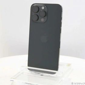 【中古】Apple(アップル) iPhone15 Pro Max 256GB ブラックチタニウム MU6P3J／A SIMフリー 【344-ud】
