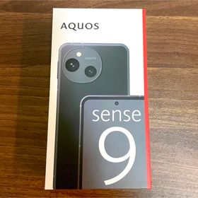 アクオス(AQUOS)のAQUOS sense9 6GB /128GB フルブラック(スマートフォン本体)