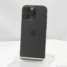 【中古】Apple(アップル) iPhone16 Pro Max 256GB ブラックチタニウム 3N528J／A SIMフリー 【198-ud】