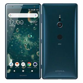 【中古】【安心保証】 Xperia XZ2 SOV37[64GB] au ディープグリーン