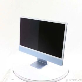 【中古】Apple(アップル) iMac 24-inch Mid-2021 MGPL3J／A Apple M1 8コアCPU_8コアGPU 16GB SSD512GB ブルー 〔14.8 Sonoma〕 【349-ud】