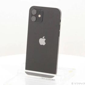 〔中古品〕 iPhone12 64GB ブラック MGHN3J／A SIMフリー【262】