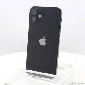 〔中古品〕 iPhone12 64GB ブラック MGHN3J／A SIMフリー【305】