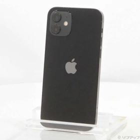 〔中古品〕 iPhone12 64GB ブラック MGHN3J／A SIMフリー【371】