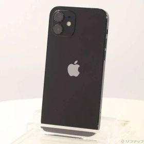〔中古品〕 iPhone12 64GB ブラック MGHN3J／A SIMフリー【377】
