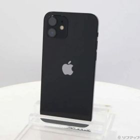 〔中古品〕 iPhone12 64GB ブラック MGHN3J／A SIMフリー【371】