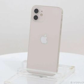 〔中古品〕 iPhone12 64GB ホワイト MGHP3J／A SIMフリー【305】