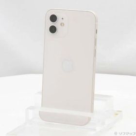 〔中古品〕 iPhone12 64GB ホワイト MGHP3J／A SIMフリー【344】