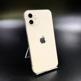 iPhone 12 128GB ホワイト au 白ロム 動作確認済 75%【全額返金保証】【最速発送】