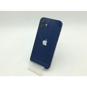 【中古】Apple au 【SIMロック解除済み】 iPhone 12 64GB ブルー MGHR3J/A【OSU301】保証期間１ヶ月【ランクC】