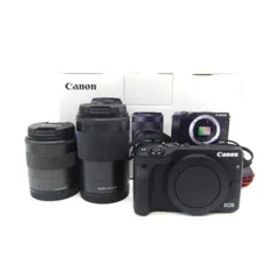 Canon キヤノン EOS M3 ダブルズームキット ミラーレス 一眼カメラ ∠UK2137