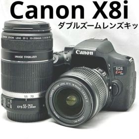 Canon EOS kiss X8i ダブルズームレンズキット♪Wifi搭載♪