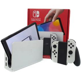 【Nintendo】任天堂『Nintendo Switch 有機ELモデル ホワイト』HEG-S-KAAAA ゲーム機本体 1週間保証【中古】