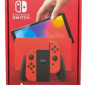 【Nintendo】ニンテンドー『Nintendo Switch 有機ELモデル マリオレッド』HEG-S-RAAAA ゲーム機本体 1週間保証【中古】