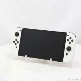 【中古】Nintendo(任天堂) Nintendo Switch 有機ELモデル Joy-Con(L)／(R) ホワイト 【349-ud】