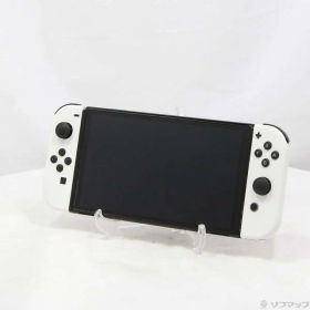 【中古】Nintendo(任天堂) Nintendo Switch 有機ELモデル Joy-Con(L)／(R) ホワイト 【349-ud】