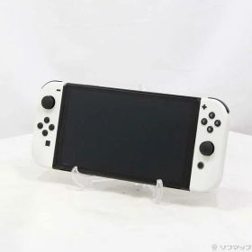 【中古】Nintendo(任天堂) Nintendo Switch 有機ELモデル Joy-Con(L)／(R) ホワイト 【349-ud】
