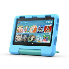 【推奨品】アマゾン B0CVDVVSQQ Fire HD 8 キッズモデル 8インチ 3GB RAM 数千点のコンテンツが1年間使い放題 Wi-Fiモデル ブルー
