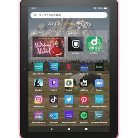 【中古】【安心保証】 Fire HD 8 第12世代 2022[64GB] Wi-Fiモデル ローズ