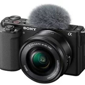 ★ソニー / SONY VLOGCAM ZV-E10Y ダブルズームレンズキット [ブラック]【デジタル一眼カメラ】【送料無料】