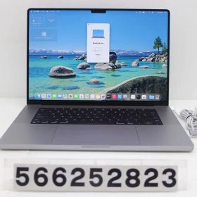Apple MacBook Pro 16in 2021 A2485 スペースグレイ Apple M1 Max 64GB/1TB(SSD)/16W/3456x2234LiquidRetinaXDR 【566252823】