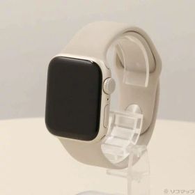【中古】Apple(アップル) Apple Watch SE 第2世代 GPS 40mm スターライトアルミニウムケース スターライトスポーツバンド 【269-ud】