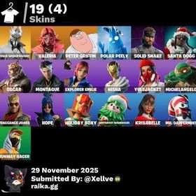 【全機種対応＆メアド譲渡可能】ローグスパイダーナイト 19skin | フォートナイト(Fortnite)のアカウントデータ、RMTの販売・買取一覧