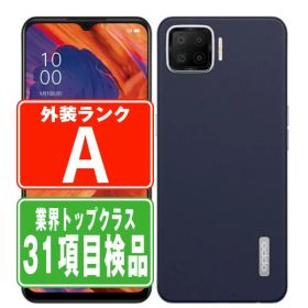 【中古】 OPPO A73 ネービーブルー Aランク SIMフリー 本体 楽天モバイル スマホ 【あす楽】 【保証あり】 【送料無料】 a73rmbl8mtm