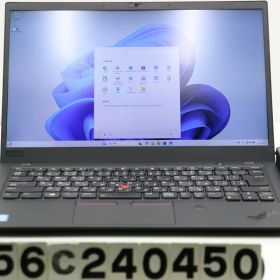Lenovo ThinkPad X1 Carbon 6th Gen Core i5 8250U 1.6GHz/8GB/256GB(SSD)/14W/FHD(1920x1080)/Win11 microSDスロット不良【中古】【20250613】