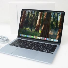 【中古】【極美品】Apple MacBook Air 13.6インチ Liquid Retinaディスプレイ MC6T4J/A [スカイブルー] HA03-M5318-2G9 ノート パソコン PC M4チップ 10コア 16GB 256GB 中古