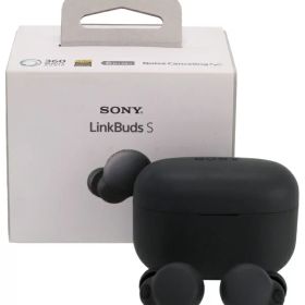 【SONY】ソニー『ワイヤレスノイズキャンセリングステレオヘッドセット / Linkbuds S / ブラック』WF-LS900N(B) 2022年6月発売 音響機器 1週間保証【中古】