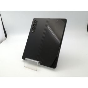 【中古】SAMSUNG au 【SIMフリー】 Galaxy Z Fold3 5G ファントムブラック 12GB 256GB SCG11【大阪堂島】保証期間１ヶ月【ランクB】