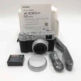 富士フイルム(FUJIFILM) デジタルカメラ X100Ⅵ シルバー X100Ⅵ-S JP 日英二言語モデル