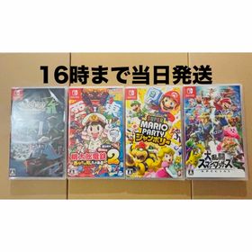 ニンテンドースイッチ(Nintendo Switch)の4本●Pokemon LEGENDS Z-A●桃鉄2●マリオパーティ●スマブラ(家庭用ゲームソフト)