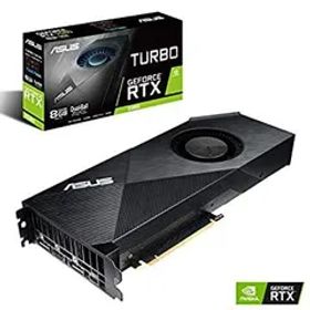 【中古】「非常に良い」ASUS NVIDIA Turbo RTX 2080 8GB GDDR6 HDMI/2DisplayPort/USB Type-C PCI-Express ビデオカード