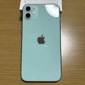 Apple iPhone 11 本体 64GB グリーン 画面割れあり