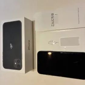 【ジャンク品】Apple iPhone 11ブラック 本体(箱あり)