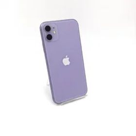 iPhone 11 64GB パープル au 白ロム 動作確認済 76%【全額返金保証】【最速発送】