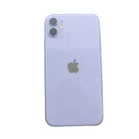 アップル Apple iPhone11 MWLX2J/A スマートフォン 携帯電話 6.1インチ 64GB ロゴ 初期化・動作確認済 紫 ■GY99 /MQ