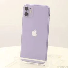 〔中古品〕 iPhone11 64GB パープル MWLX2J／A SIMフリー【198】