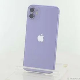 〔中古品〕 iPhone11 64GB パープル MWLX2J／A SIMフリー【196】
