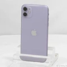 〔中古品〕 iPhone11 64GB パープル MWLX2J／A SIMフリー【377】