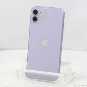 〔中古品〕 iPhone11 64GB パープル MWLX2J／A SIMフリー【258】