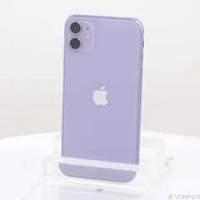 〔中古品〕 iPhone11 64GB パープル MWLX2J／A SIMフリー【305】