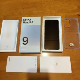 ★使用少の美品★ OPPO RENO9 A 楽天モバイル SIMフリースマホ 白