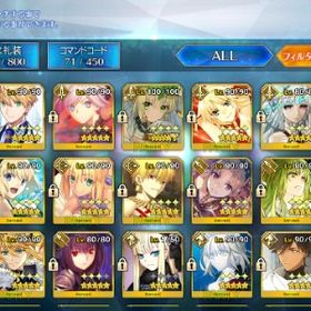 廃課金してきたゲームを引退するので売りますアカウント販売【FGO】アカウント販売引退垢です！300万円以上課金してます！何を載せたら良いのか分か...引退垢 はじめてでも安心 90日補償つきアカウントlock_outline 引退FGO引退垢 スペースイシュタル宝具5Fgo引退 強鯖多数ゲーム内通貨販売モルガン宝具5 水着カーマ宝具5 キャストリア宝具3 黒の聖杯宝具5 モードレッド カルナ イリア 翁 ブラド ナイチンゲールアカウント販売無課金FGO引退垢アカウント販売FGO引退品即対応値下げ可能引退引退垢、中課金アカウント販売FGO引退アカウントです！アカウント売買 値下げ引退アカウント宝具レベル確認用星5・143体57種(宝具5は10体、宝具4は5体)聖杯13個、伝承結晶55個アカウント販売FGO引退垢引退垢カレスコ凸有り キャスター多め 引退垢FGO引退垢カレスコ4凸あります！user60226様専用元重課金垢引退fgo廃課金垢 宝具5 18体（17体） ドラコなど星5鯖113種161体 人権鯖多数所持 ククルカン ドラコー ティアマト...fgo 引退【スカディ術トリア孔明マーリンあり】引退アカウント引退垢！今月末までです。