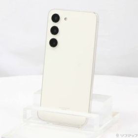 〔中古品〕 Galaxy S23 256GB クリーム SCG19 au SIMフリー【269】