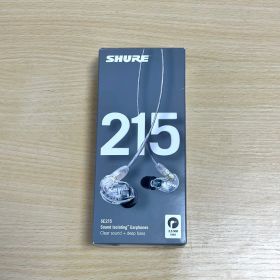 SHURE SE215 有線イヤホン クリアカラー