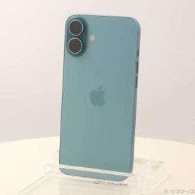 〔中古品〕 iPhone16 Plus 256GB ティール MXVL3J／A SIMフリー【258】